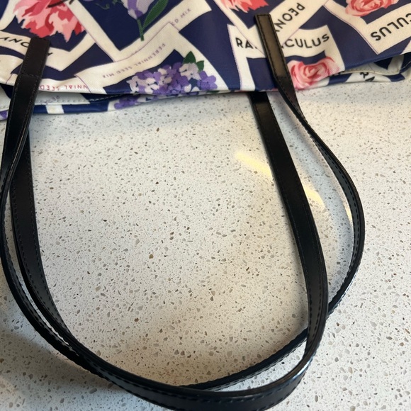 Kate Spade Large Flowers Coated Canvas Tote - Picture 9 of 10